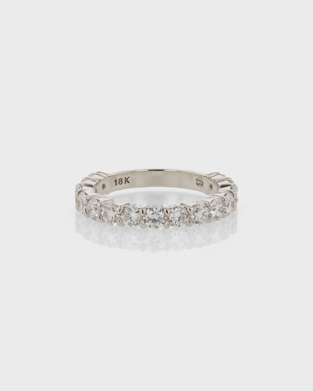 Eternity Diamond III Ring White Gold | Sarah & Sebastian