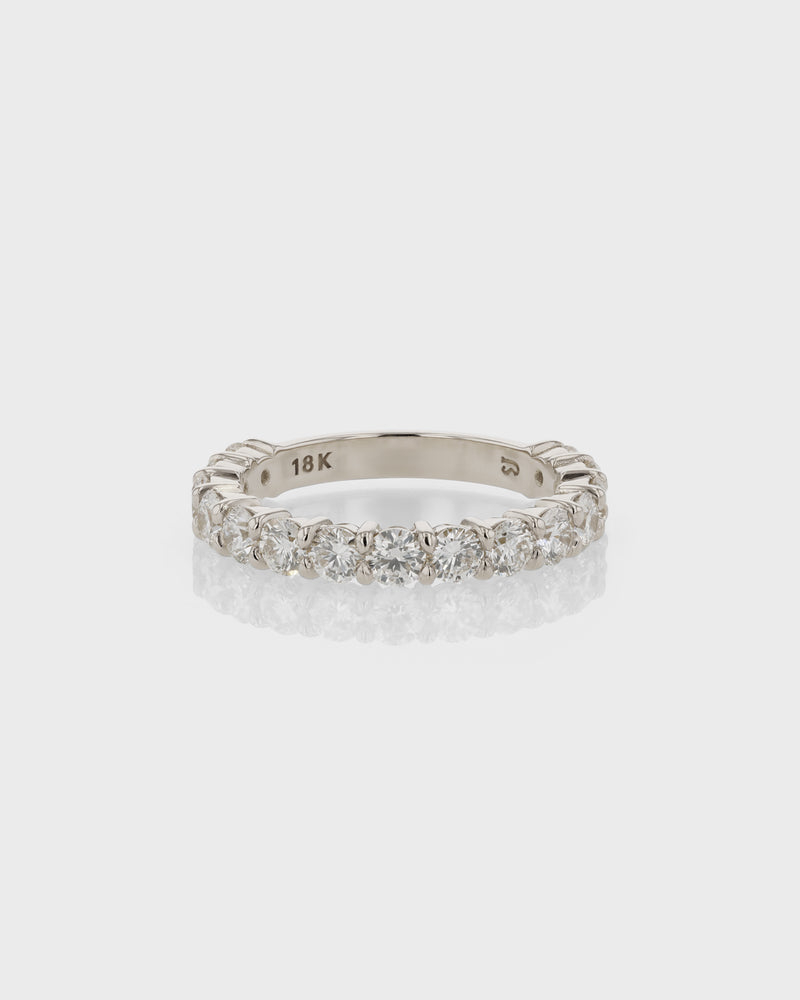 Eternity Diamond III Ring White Gold | Sarah & Sebastian