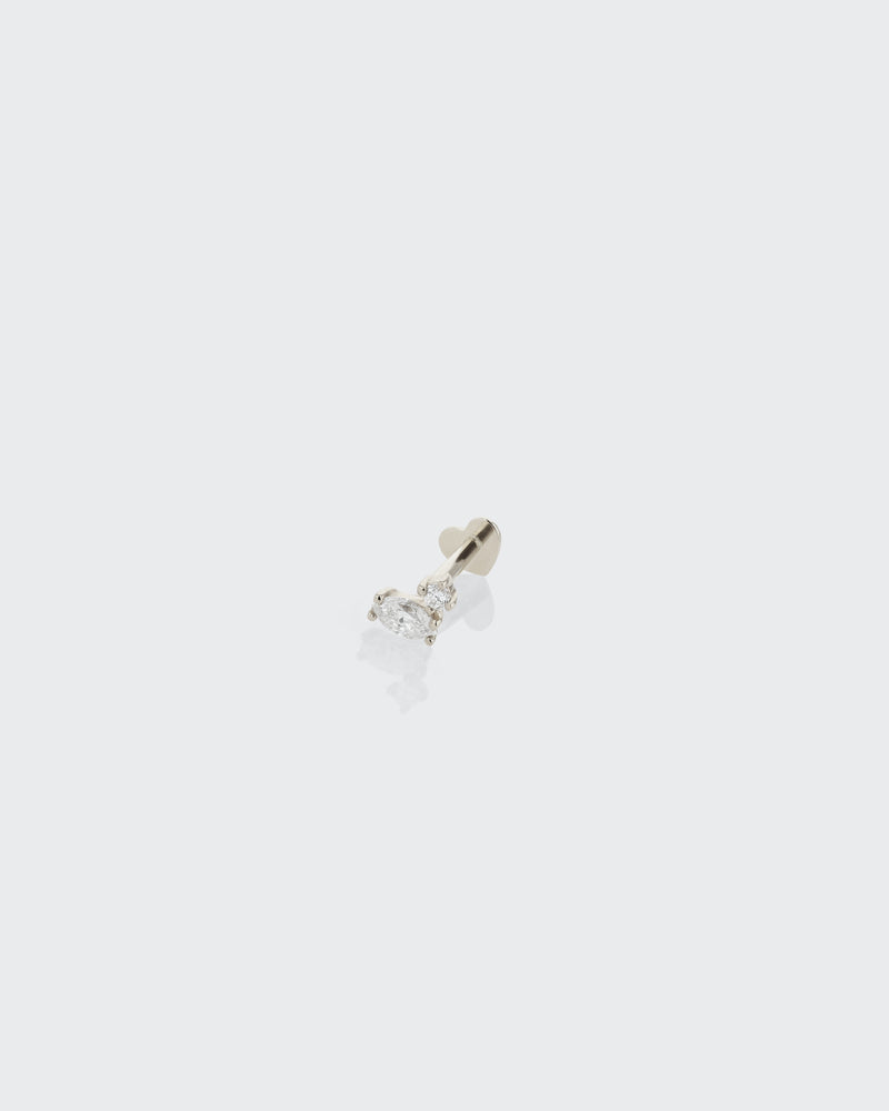 Fine Gossamer Cartilage Earring II Platinum | Sarah & Sebastian