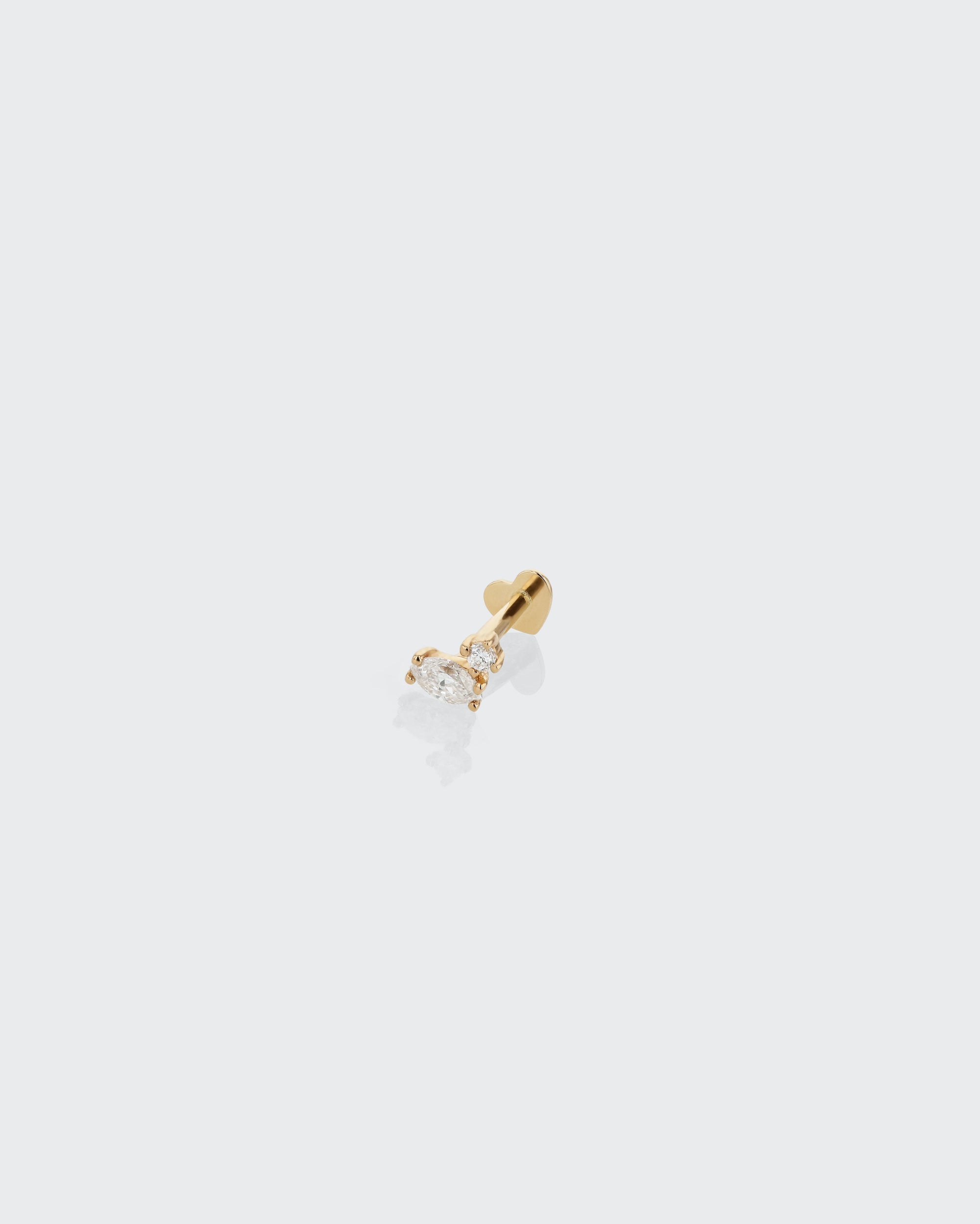 Fine Gossamer Diamond Cartilage Earring II Yellow Gold | Sarah ...