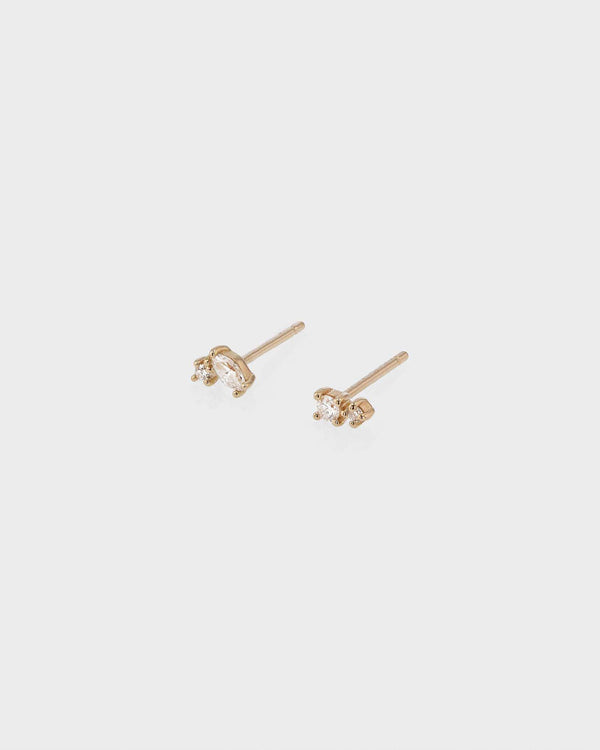 Fine Gossamer Earrings Gold | Sarah & Sebastian