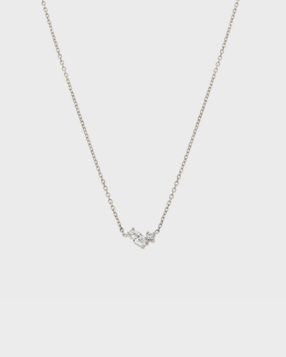 White gold necklet. - Sarah Cole Jewellery