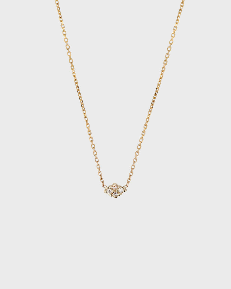 Fine Rhombus Diamond Necklace Gold | Sarah & Sebastian