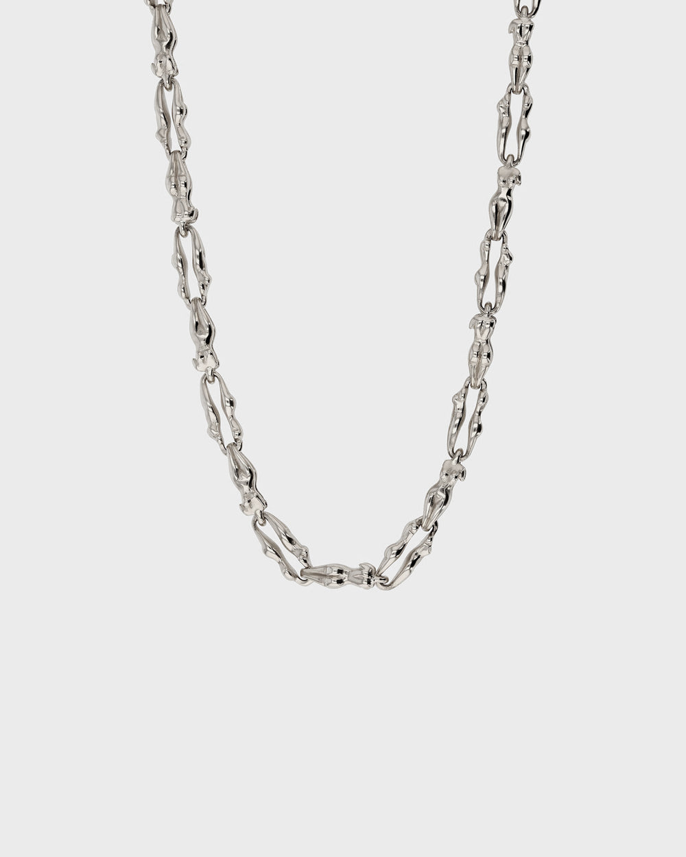 Gaia Chain Necklace Silver | Sarah & Sebastian