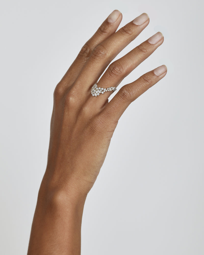 Gossamer Diamond Ring White Gold | Sarah & Sebastian