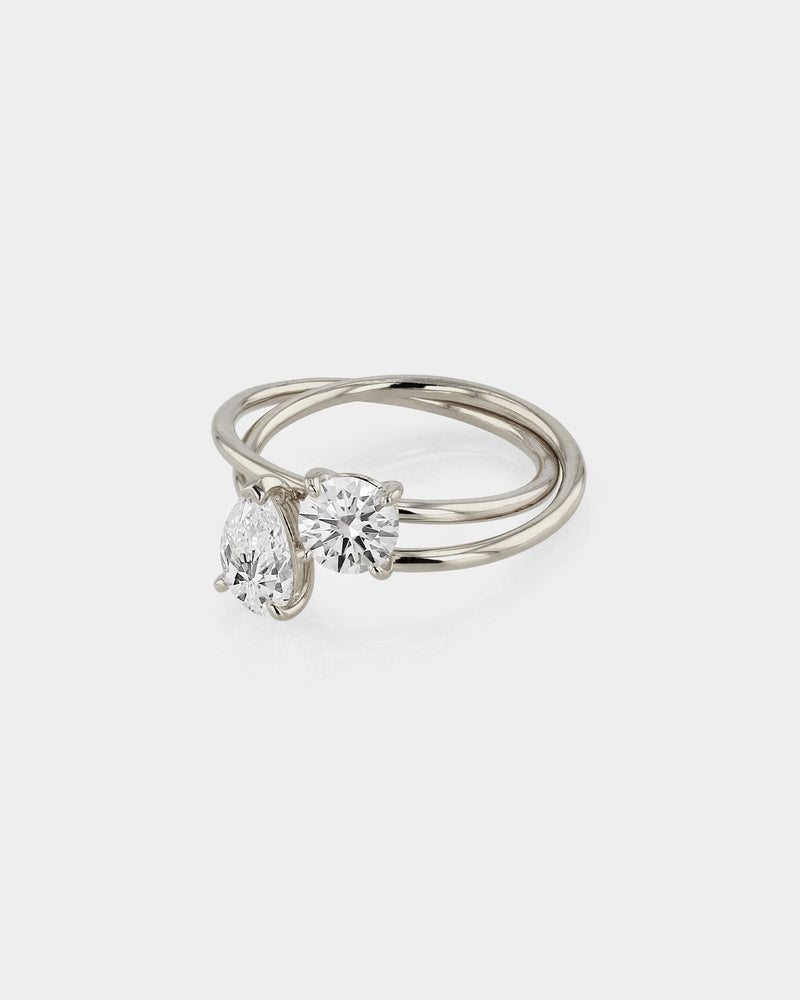 Gwen Engagement Ring White Gold | Sarah & Sebastian