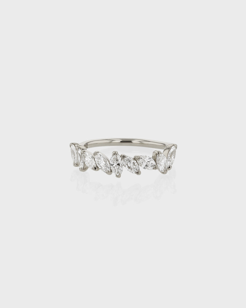 Half Endless Marquise Diamond Ring Gold | Sarah & Sebastian
