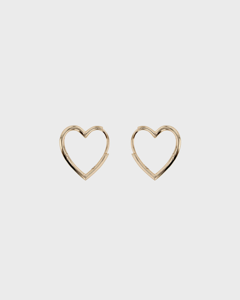 Heart Hoops Gold | Sarah & Sebastian