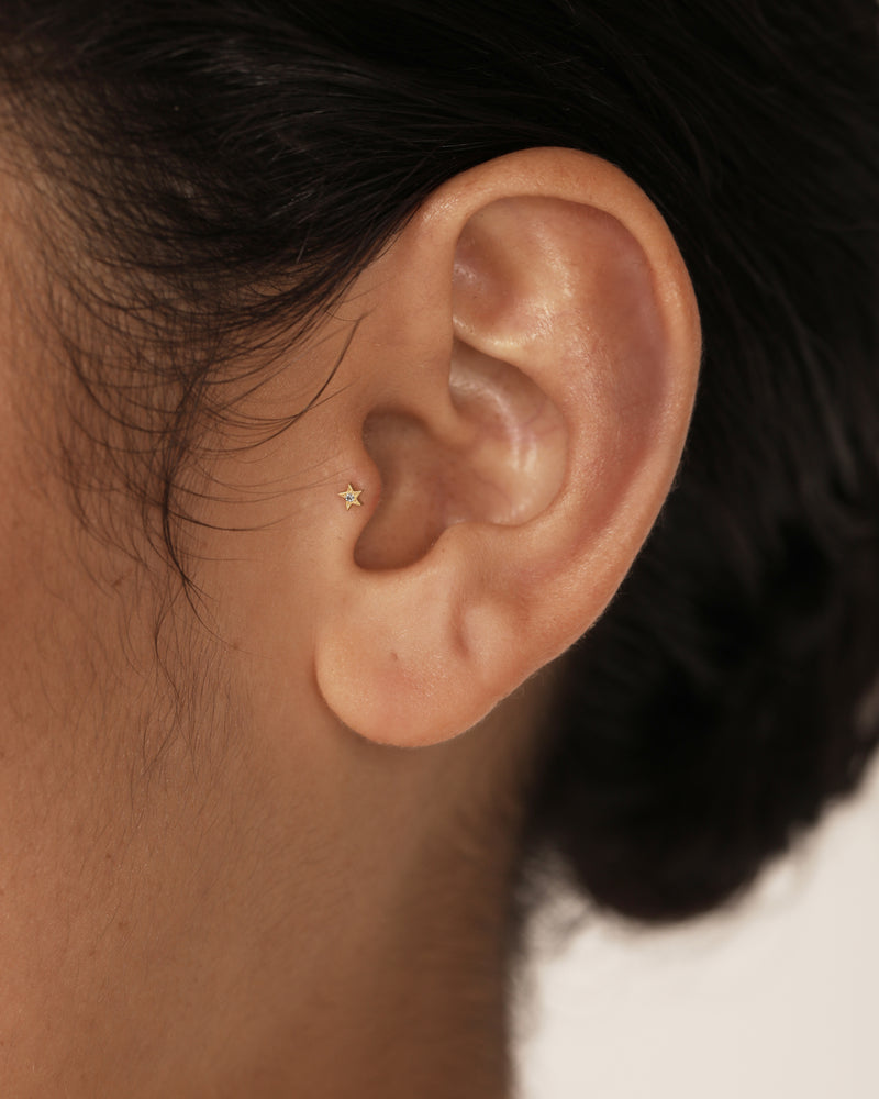 Kismet Diamond Cartilage Earring Gold | Sarah & Sebastian