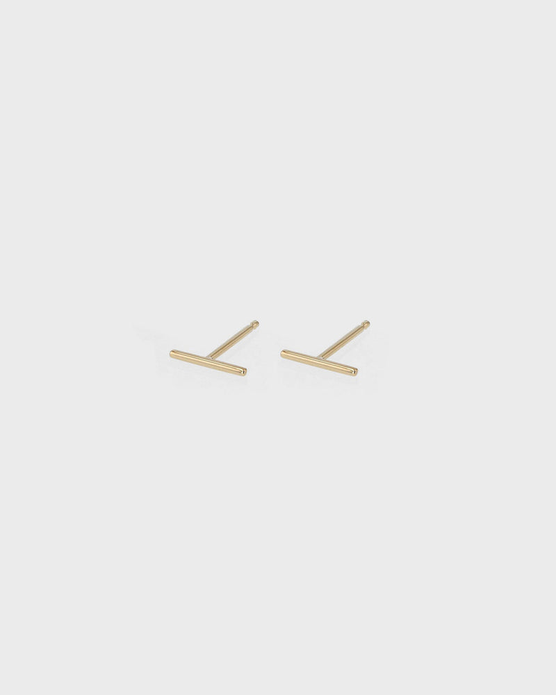 Line Earrings Gold | Sarah & Sebastian