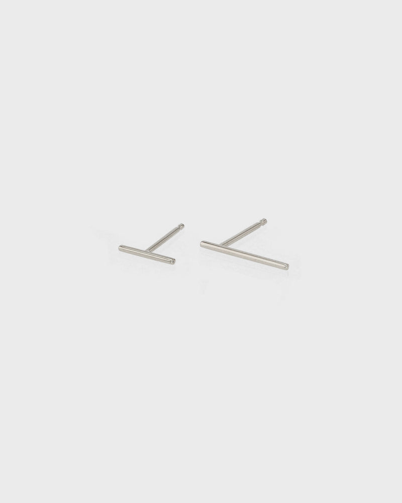Line Earrings Silver | Sarah & Sebastian