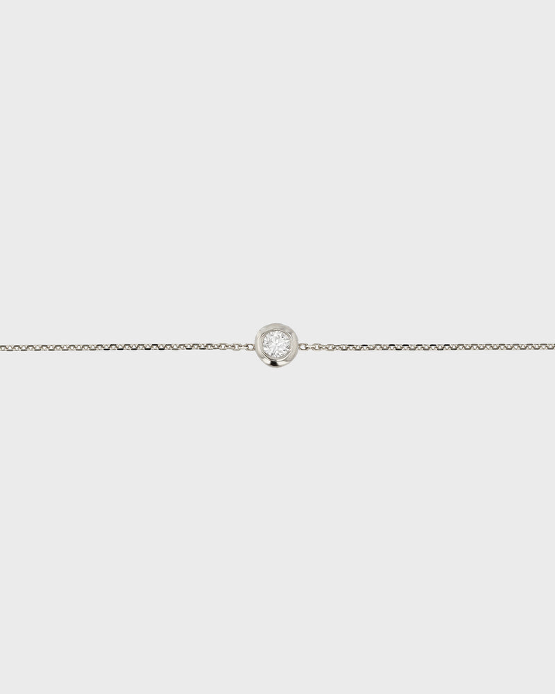 Lunette Diamond Bracelet White Gold | Sarah & Sebastian