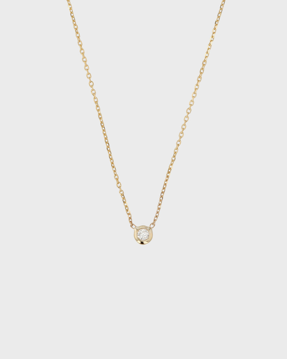 Lunette Necklace Yellow Gold Diamond SARAH SEBASTIAN