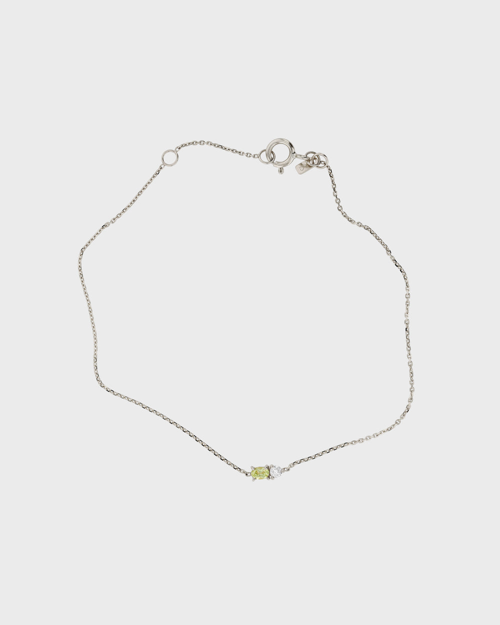 Micro Sand Diamond Peridot Bracelet Gold | Sarah & Sebastian