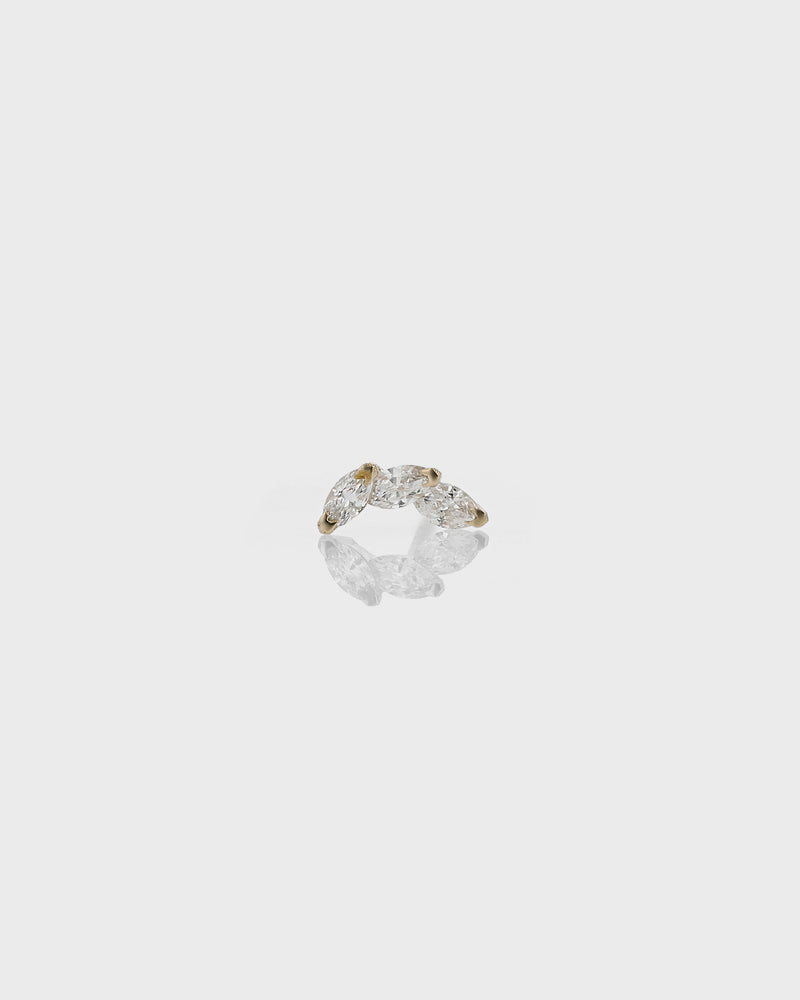 Marquise Overlay Cartilage Earring
