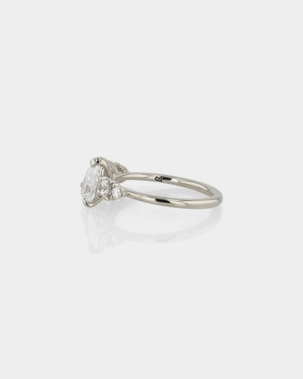 Multi Diamond Engagement Ring | Sarah & Sebastian