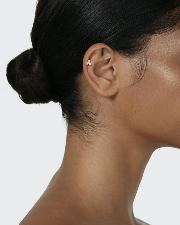 Nymph Cartilage Earring Platinum | Sarah & Sebastian