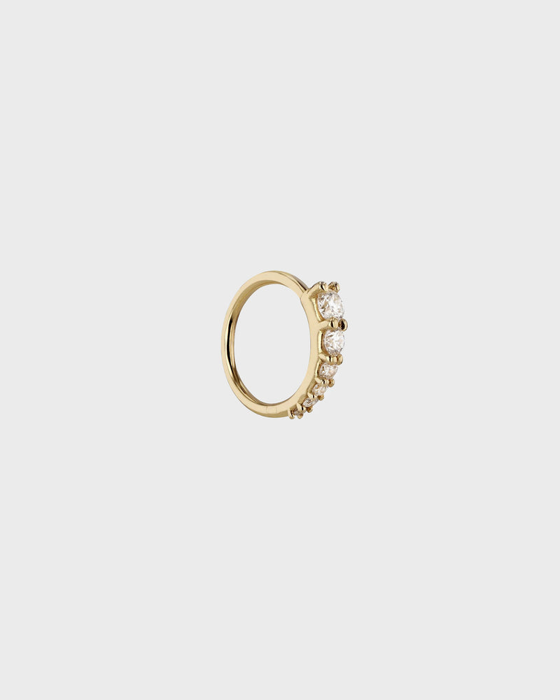 Ouroboros Diamond Conch Earring Gold | Sarah & Sebastian