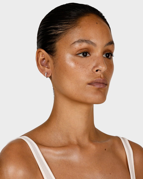 Ouroboros Diamond Hoop by Sarah & Sebastian