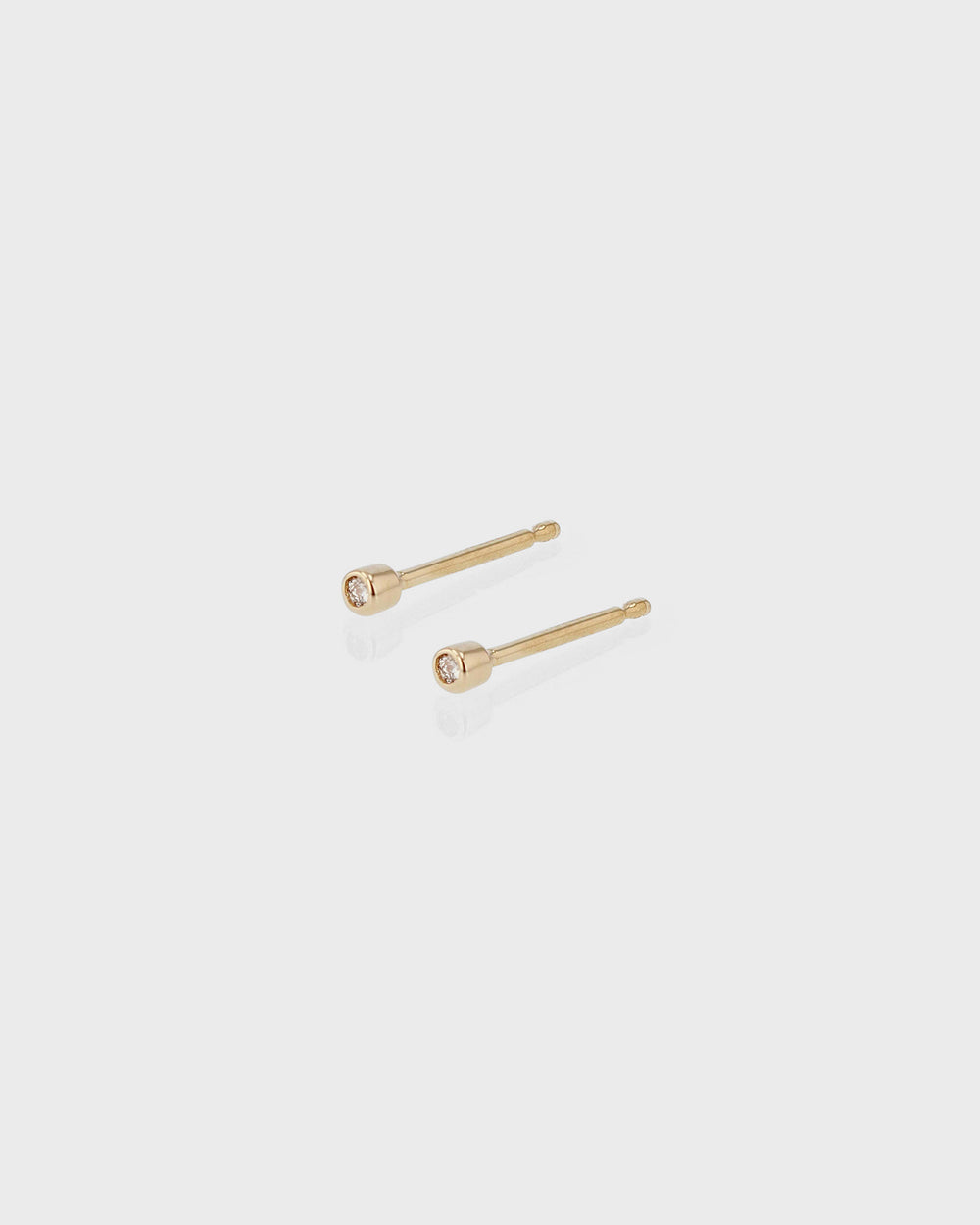 Petite Diamond Earrings Gold | Sarah & Sebastian
