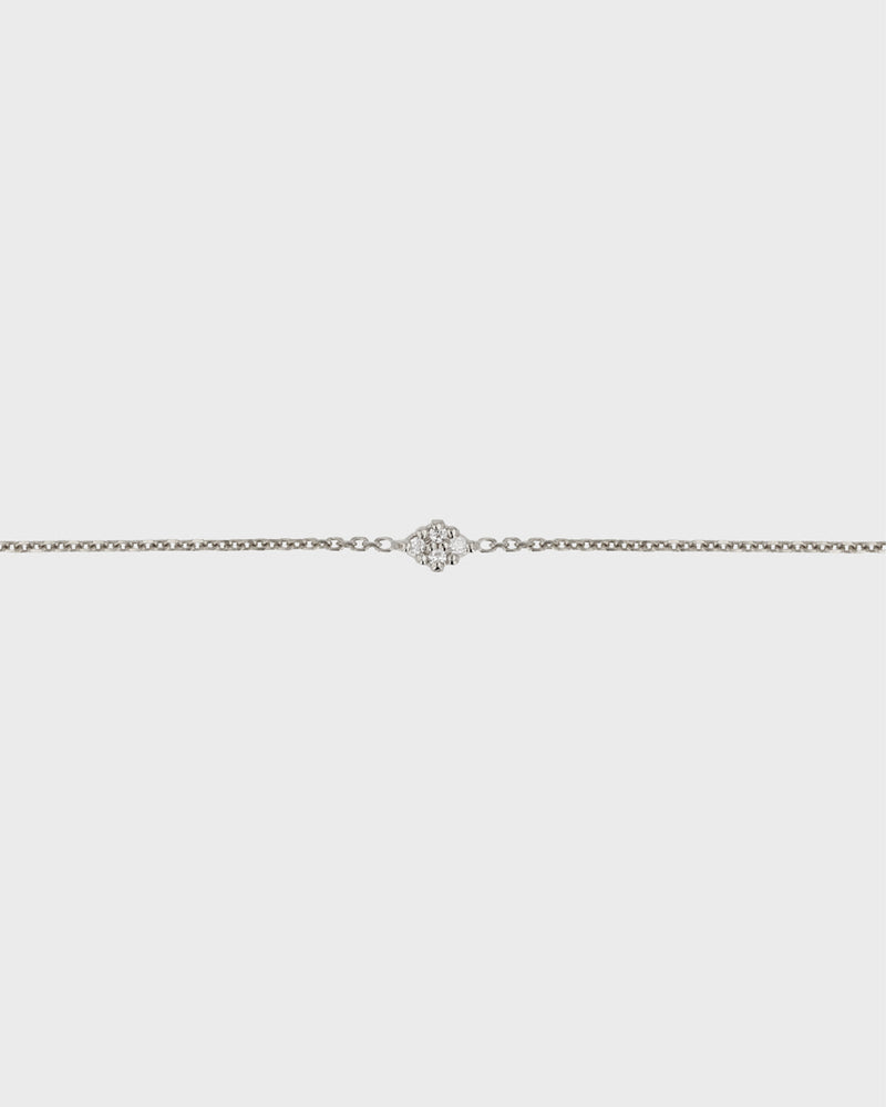 Fine Rhombus Diamond Bracelet Gold | Sarah & Sebastian