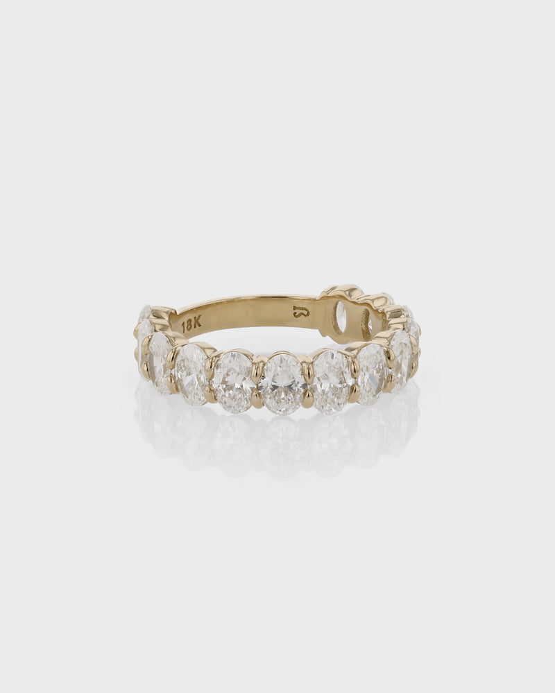 Salt Oval Diamond Ring I Yellow Gold | Sarah & Sebastian
