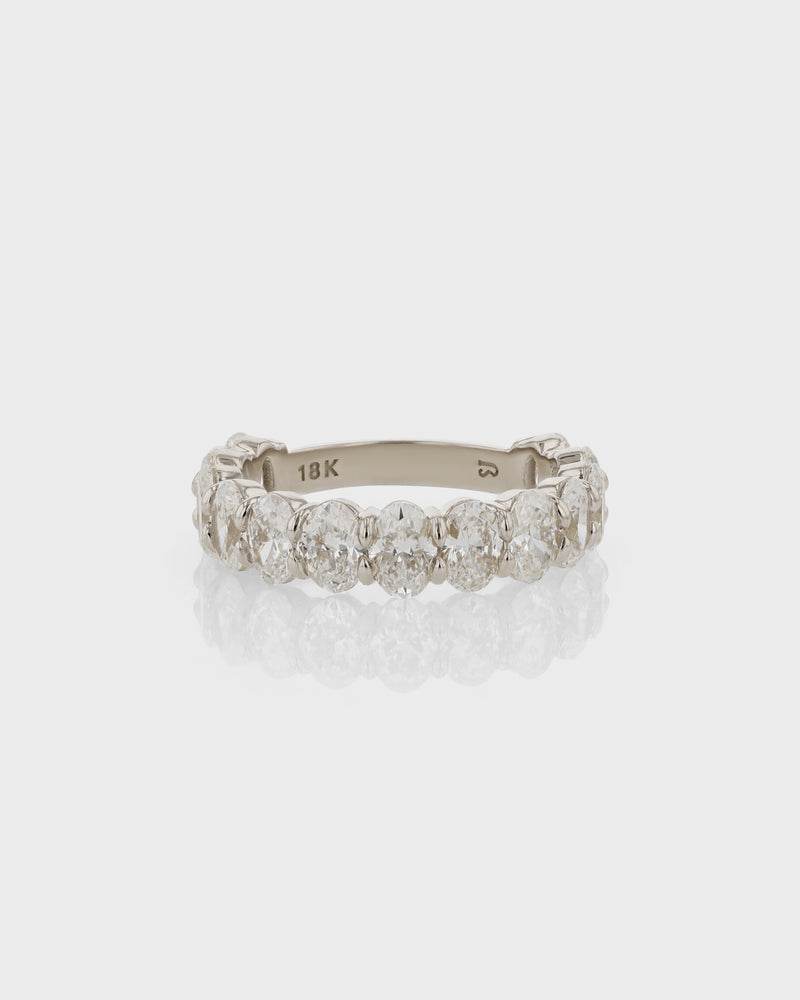 Salt Oval Diamond Ring I White Gold | Sarah & Sebastian