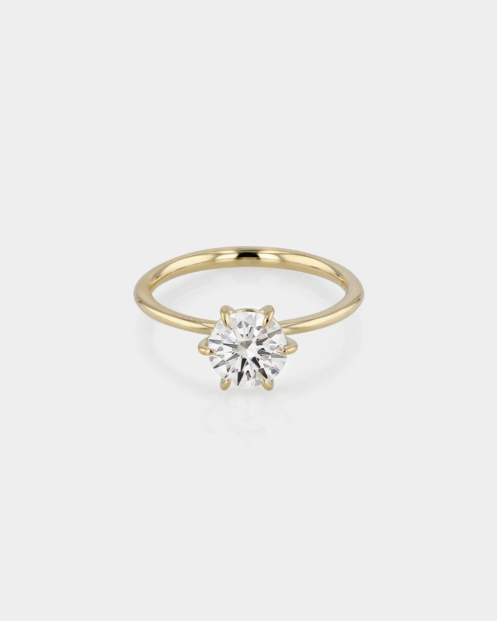 Round Engagement Ring | Sarah & Sebastian