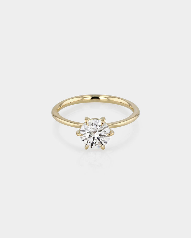 Round Engagement Ring | Sarah & Sebastian