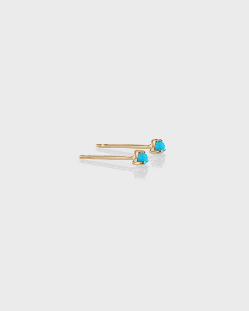 Turquoise Birthstone Earring Gold | Sarah & Sebastian