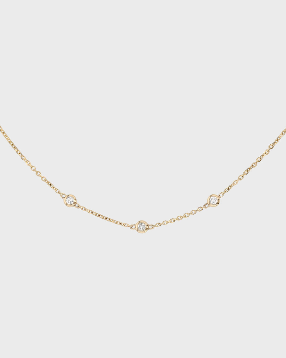 Tiny Lunette Necklace Gold | Sarah & Sebastian