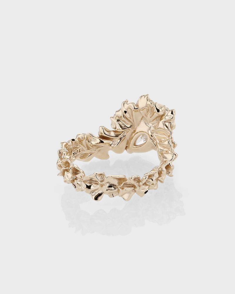 Xanthe Pear Diamond Ring Gold | Sarah & Sebastian
