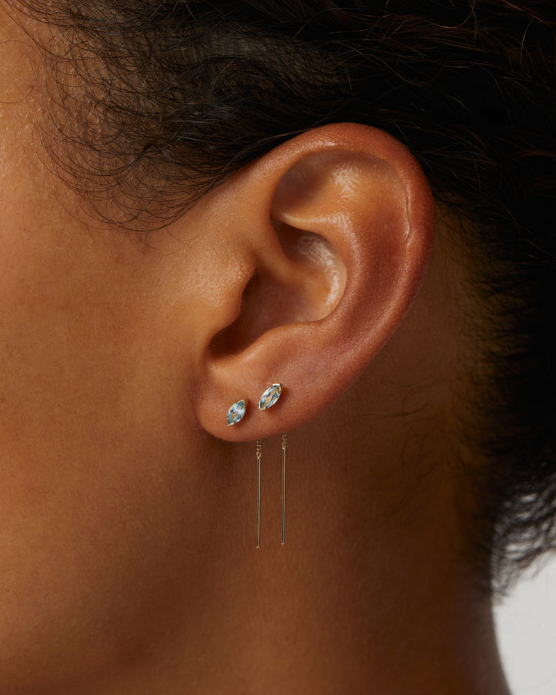 Azure Chain Earring