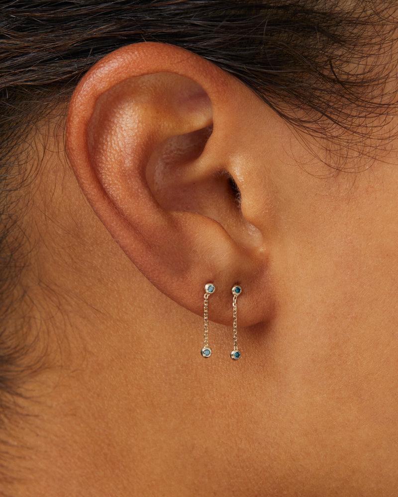 Tiny Lunette Earrings