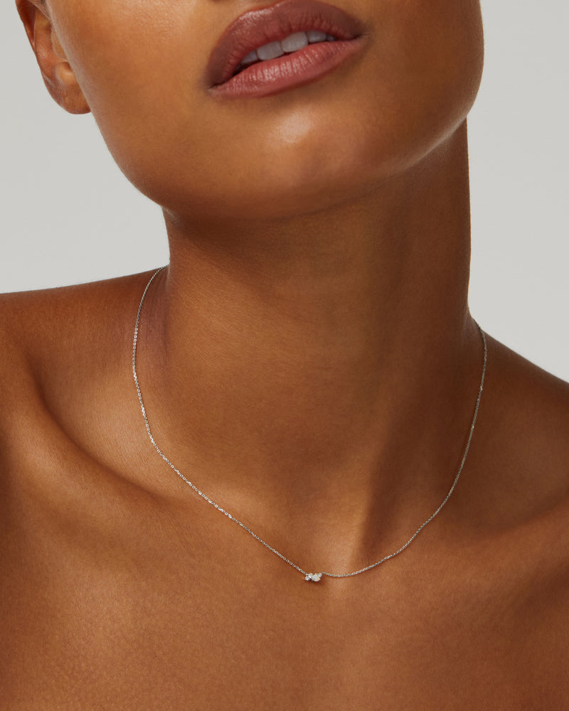 Tiny Chroma Opal Necklace